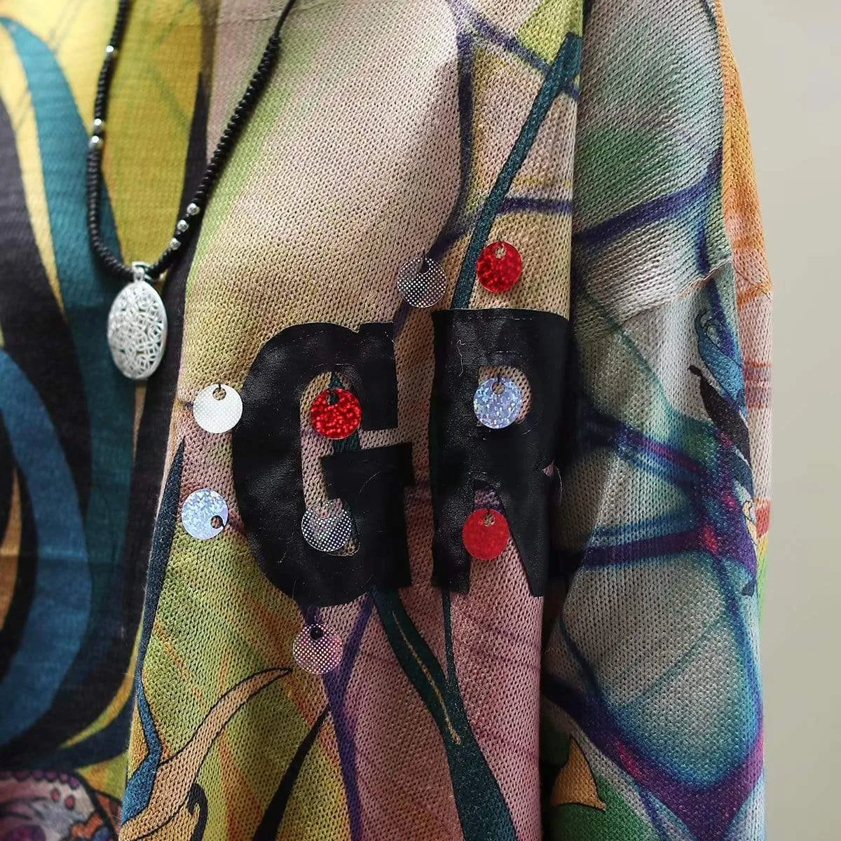 Abstract Elephant Colourful Sweater